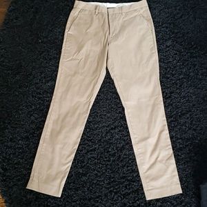 Mens Express Extra Slim Stretch Khaki Pant